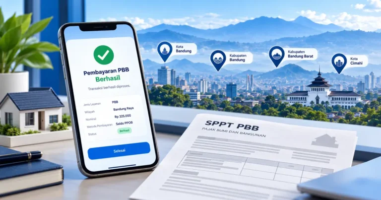Cara bayar PBB online Bandung Raya melalui Griya Bayar untuk Kota Bandung, Kabupaten Bandung, Bandung Barat, dan Cimahi